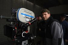 Jeff Nichols on the set of Midnight Special